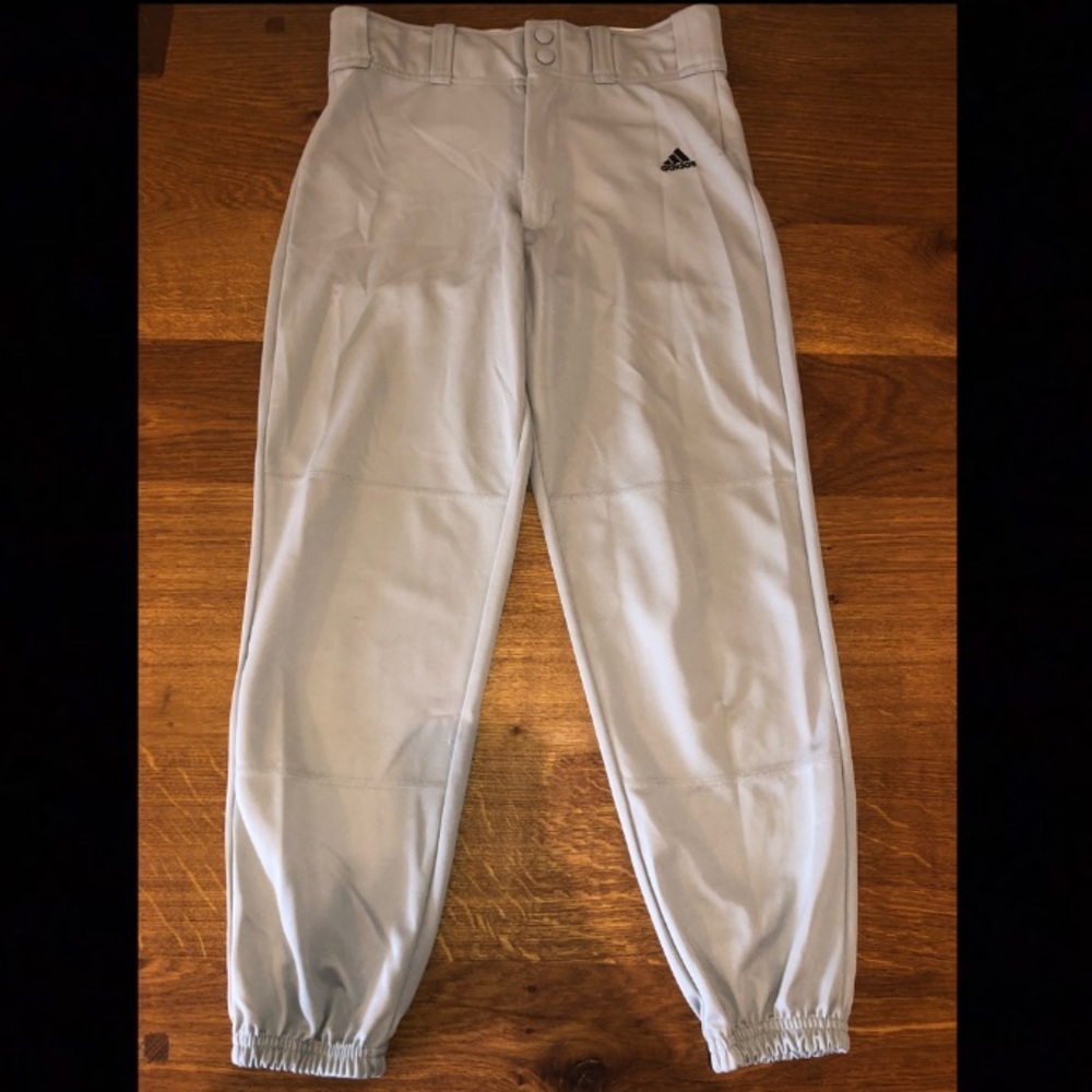 Adidas Gray/Grey Softball Pants